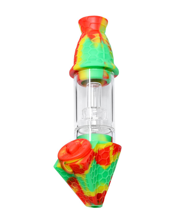 Silicone Nectar Collector w/ Bubbler Section – Sunshine Daydream